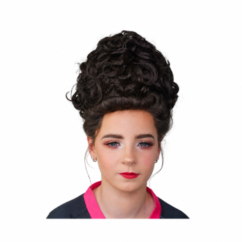 Camelia Rose Brigid bun wig, front view