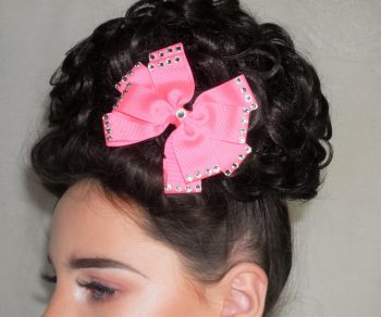 Small Diamante Hair Bow