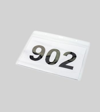 Clear Plastic Number Holder