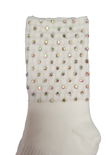 Buckles & Bling Diamante Irish Dancing Socks