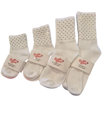 Buckles & Bling Premium Diamonte Socks