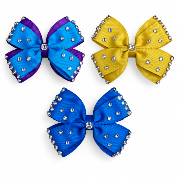 Hair Bow with Diamante